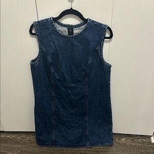 Sleeveless Denim Dress
